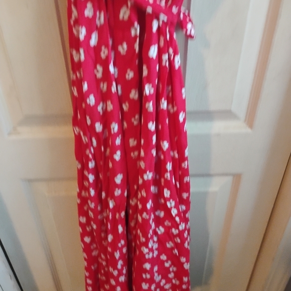 Seraphine Pink Floral Maternity Wrap Dress Short Sleeve Nursing Friendly - Picture 13 of 13